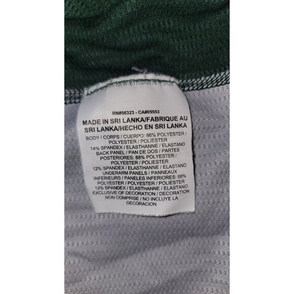 Nike Pro Hypercool As 3/4 Sleeve Shirt 2XL Green & Yellow - Picture 3 of 5